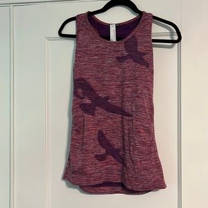 Oiselle Flyte Tank, pink & purple, matching long sleeve listed in my closet